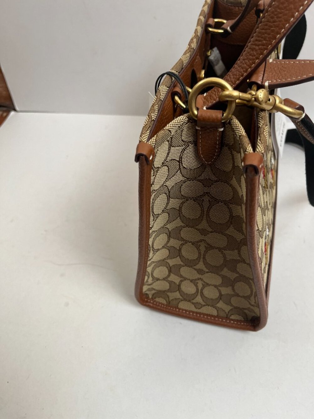 NWTS Cream Disney x Coach Dempsey Carryall With Mickey Mouse - Picture 5 of 8